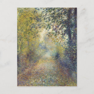 Cartão Postal Na floresta por Pierre-Auguste Renoir