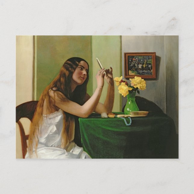 Cartão Postal Na mesa de molho, 1911 (Frente)