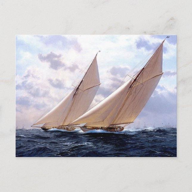 Cartão Postal Na mesma linha (Frente)