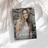 na moda branco de graduação salvar a data