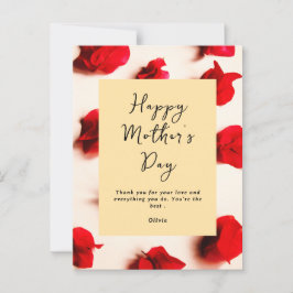 Cartão Postal Na moda Mãe Gift | Perfeito para placa de Dia de a