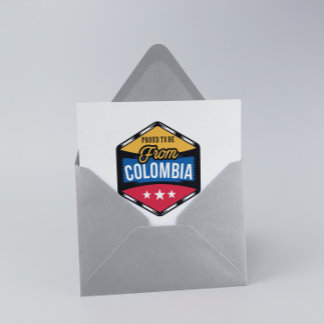 Cartão Postal Na moda Orgulho-se de ser da Colômbia