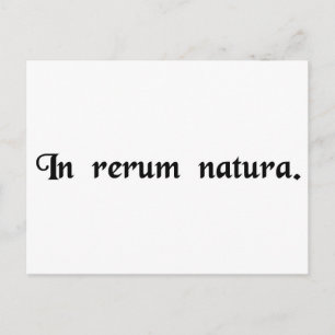 Cartão Postal Na natureza das coisas.