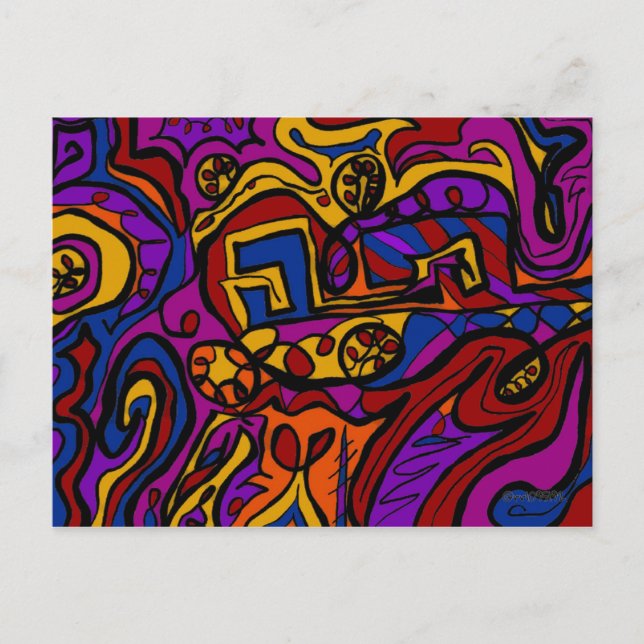 Cartão Postal Na Parede (Frente)