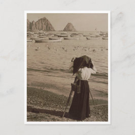 Cartão Postal Na Praia, Baía De Avalon, Ilha Catalina,