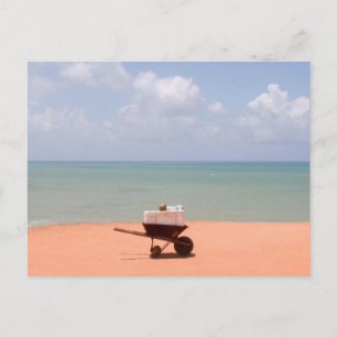 Cartão Postal Na praia em Natal/Brasil