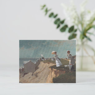 Cartão Postal Na Praia, Nova Jersey, belas artes