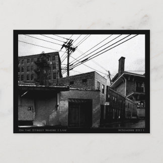 Cartão Postal Na Rua Onde Eu Vivo Colagem Urbana Digital