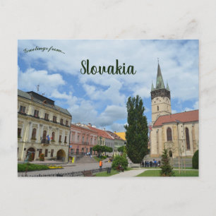 Cartão Postal Na Rua Principal de Presov Eslováquia