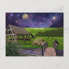 Cartão Postal Na terra verde e agradável da Inglaterra.