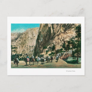 Cartão Postal Na Trilha para Nevada Falls, Glacier Point