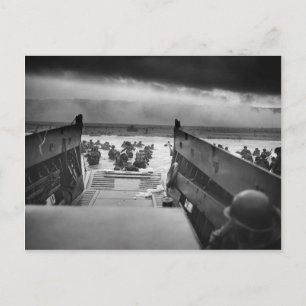 Cartão Postal Na Tubagem Da Morte LCVP Segunda Guerra Mundial Om