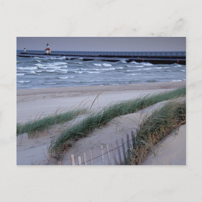 Cartão Postal NA, USA, Michigan, Berrien County, St. Joseph, (Frente)