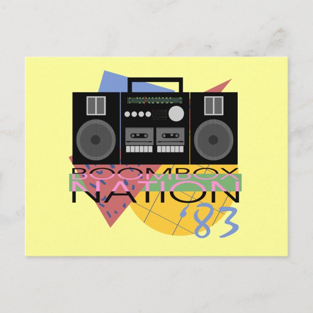 Cartão Postal Nação Boombox 83 (Frente)