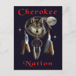 Cartão Postal Nação Cherokee