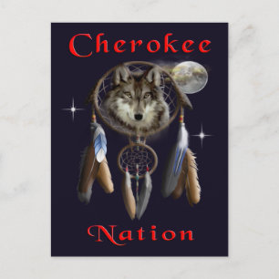 Cartão Postal Nação Cherokee