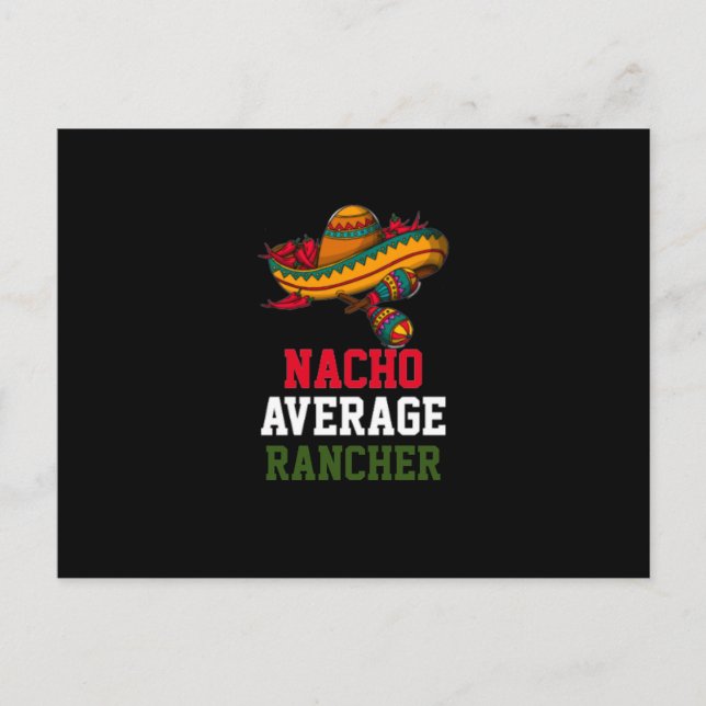 Cartão Postal Nacho Average Rancher  (Frente)