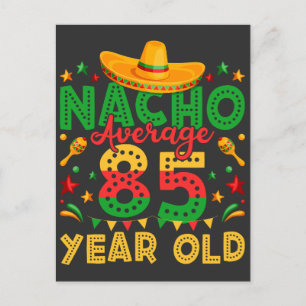 Cartão Postal Nacho Idoso Médio de 85 Anos Cinco de Maio
