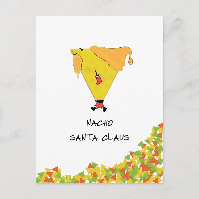 Cartão Postal Nacho Santa com Chips (Frente)