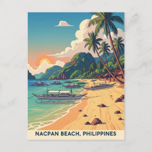 Cartão Postal Nacpan Beach Viagem