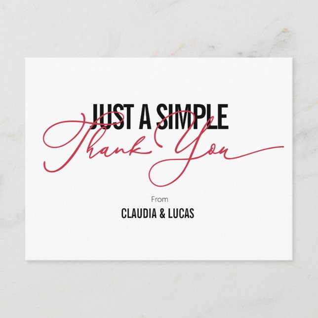 Cartão Postal Nada De Rico Só Ama Obrigado (Frente)