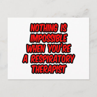 Cartão Postal Nada É Impossível...Terapia Respiratória