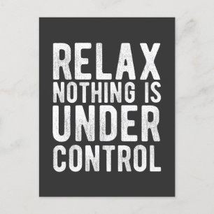 Cartão Postal nada está sob controle