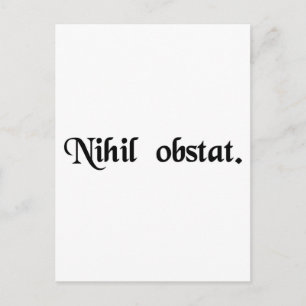 Cartão Postal Nada fica no caminho.