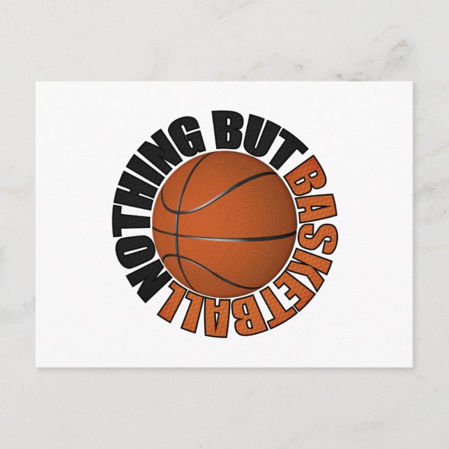 Cartão Postal Nada Mais Que Basquete (Frente)