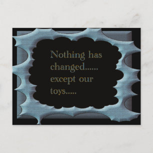 Cartão Postal Nada Mudou