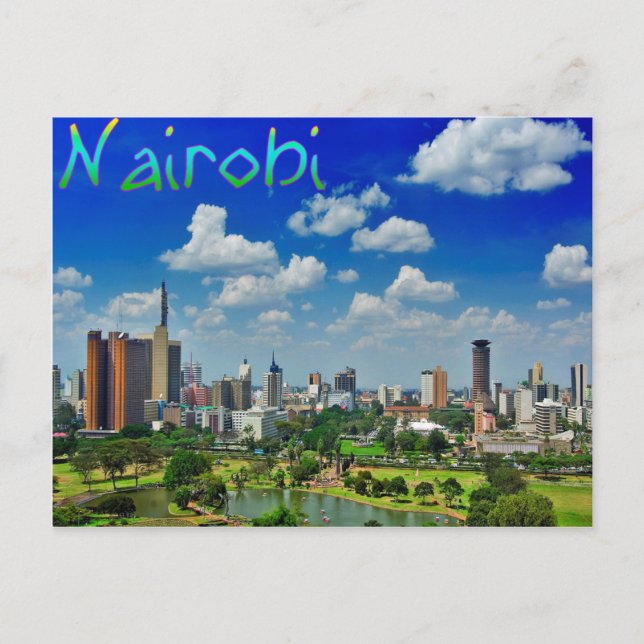 Cartão postal Nairobi (Frente)
