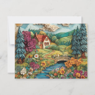 Cartão postal NAIVE Art