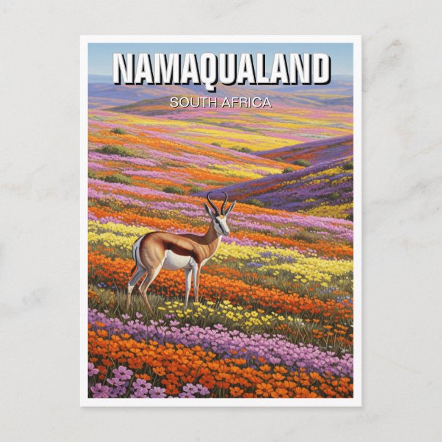 Cartão Postal Namaqualand South Africa Travel (Frente)