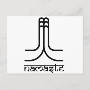 Cartão Postal Namaste