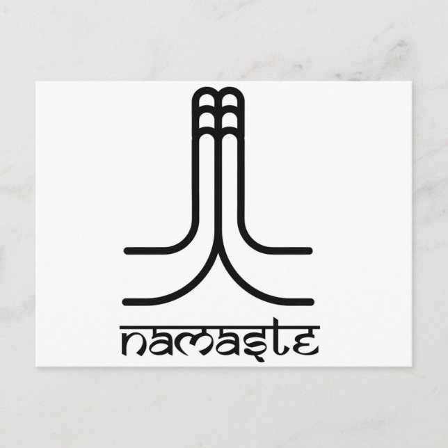 Cartão Postal Namaste (Frente)