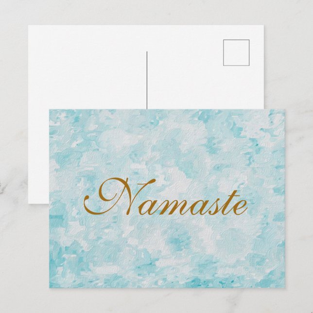 Cartão Postal Namaste (Frente/Verso)