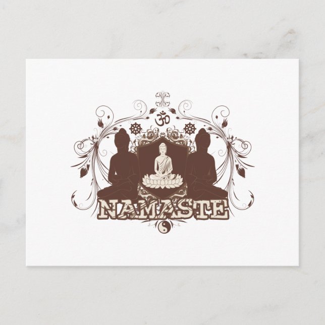 Cartão Postal Namaste Buddha (Frente)