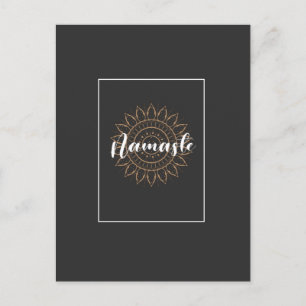 Cartão Postal namaste design T-Shirt