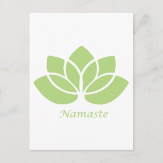 Cartão Postal Namaste Lotus