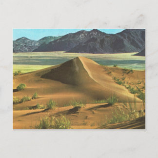 Cartão Postal Namíbia, deserto e montanhas