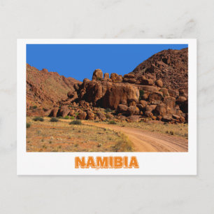 Cartão Postal Namíbia Koiimasis Ranch Tiras Paisagem