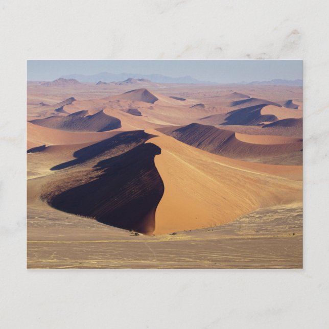 Cartão Postal Namibia, Namib-Naukluft Park. Aerial view of (Frente)