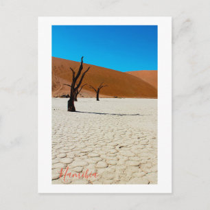 Cartão Postal Namíbia Sand Dunes Landscape Sossusvlei