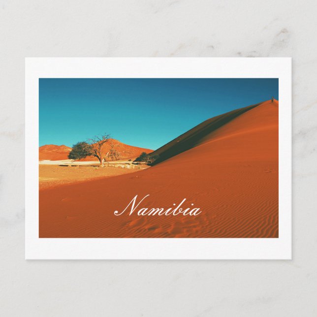 Cartão Postal Namíbia Sand Dunes Landscape Sossusvlei (Frente)