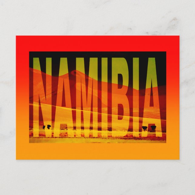 Cartão Postal namíbia sossusvlei  (Frente)