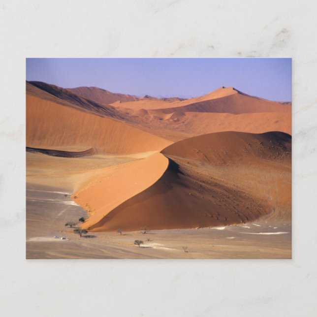 Cartão Postal Namibia: Sossuvlei Dunes, Aerial scenic. (Frente)