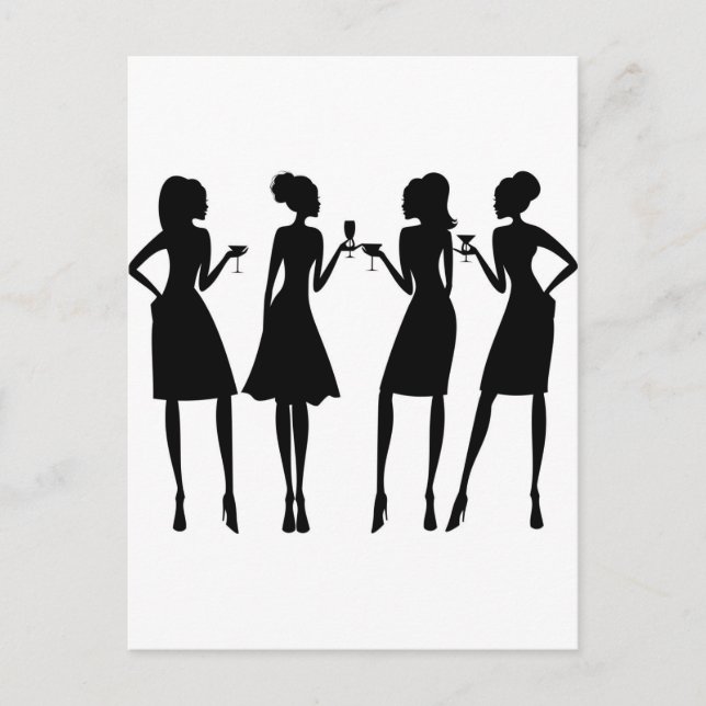 Cartão Postal Namoradas (Frente)