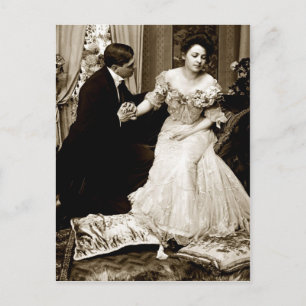 Cartão Postal Namorados Fotográficos Antigos