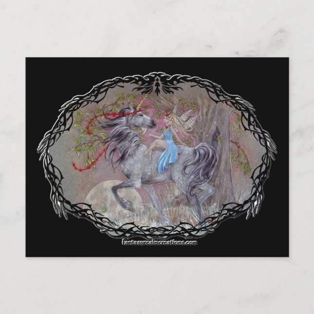 Cartão postal - Namorados Unicorn (Frente)