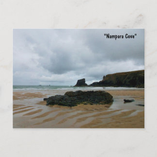 Cartão Postal Nampara Cove Porthcothan Bay Cornwall Inglaterra
